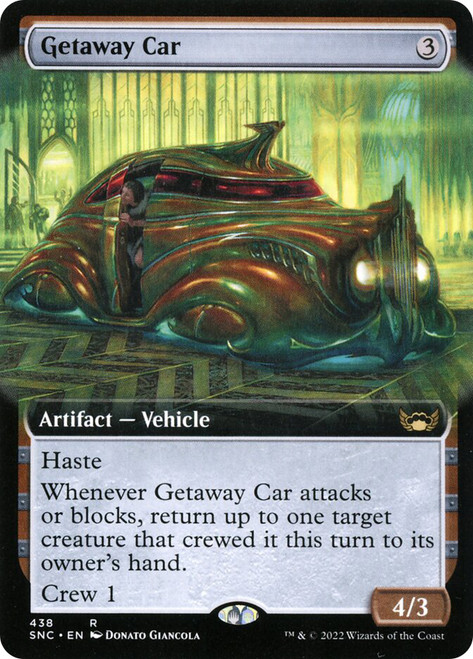 Getaway Car (Extended Art)\nStreets of New Capenna - Variants\nSingle\nMagic The Gathering