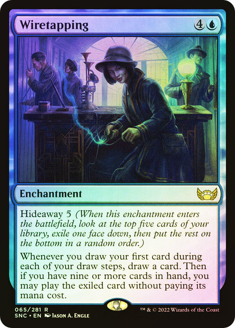 Wiretapping\nStreets of New Capenna\nSingle\nMagic The Gathering