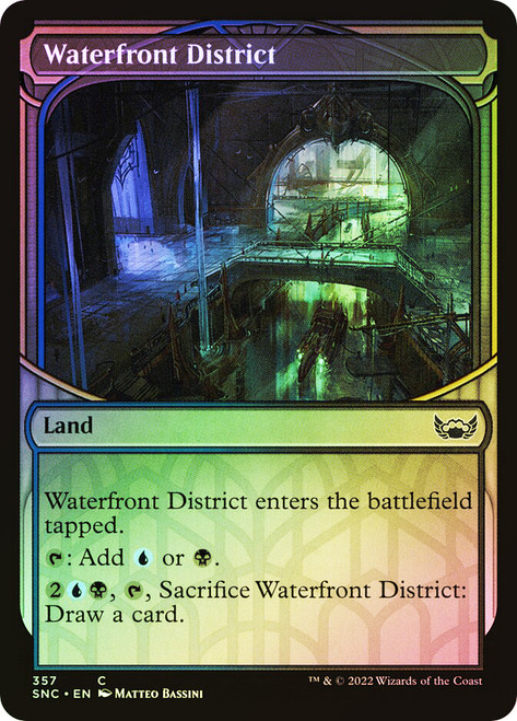Waterfront District (Showcase)\nStreets of New Capenna - Variants\nSingle\nMagic The Gathering
