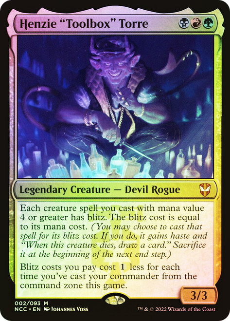 Henzie "Toolbox" Torre\nStreets of New Capenna Commander\nSingle\nMagic The Gathering