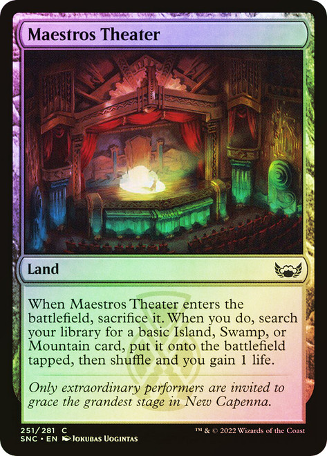 Maestros Theater\nStreets of New Capenna\nSingle\nMagic The Gathering