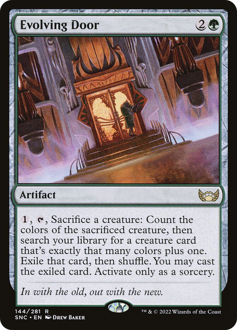 Evolving Door\nStreets of New Capenna\nSingle\nMagic The Gathering