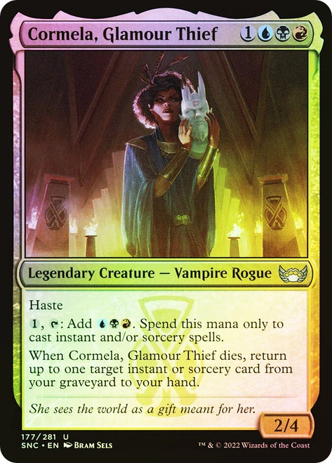 Cormela, Glamour Thief\nStreets of New Capenna\nSingle\nMagic The Gathering