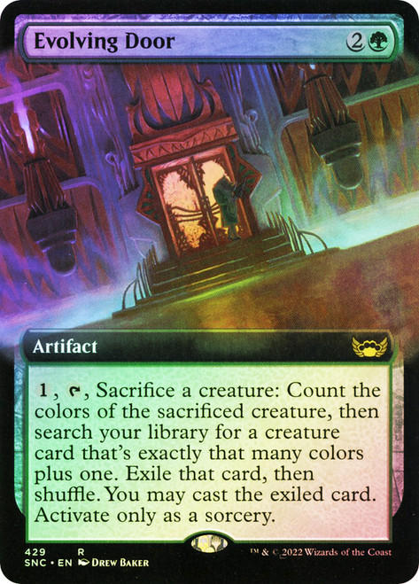 Evolving Door (Extended Art)\nStreets of New Capenna - Variants\nSingle\nMagic The Gathering