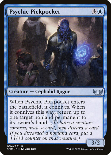 Psychic Pickpocket\nStreets of New Capenna\nSingle\nMagic The Gathering