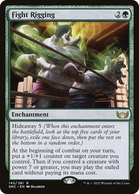 Fight Rigging\nStreets of New Capenna\nSingle\nMagic The Gathering