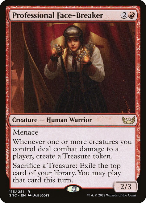 Professional Face-Breaker\nStreets of New Capenna\nSingle\nMagic The Gathering