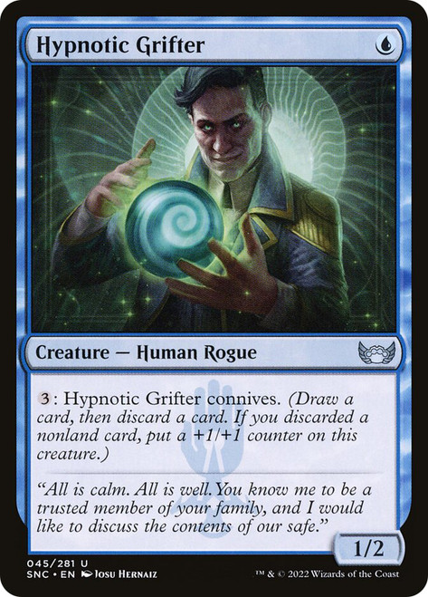 Hypnotic Grifter\nStreets of New Capenna\nSingle\nMagic The Gathering
