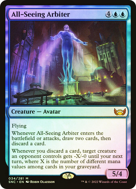 All-Seeing Arbiter\nStreets of New Capenna\nSingle\nMagic The Gathering