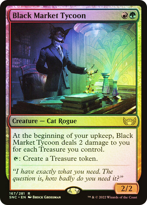 Black Market Tycoon\nStreets of New Capenna\nSingle\nMagic The Gathering