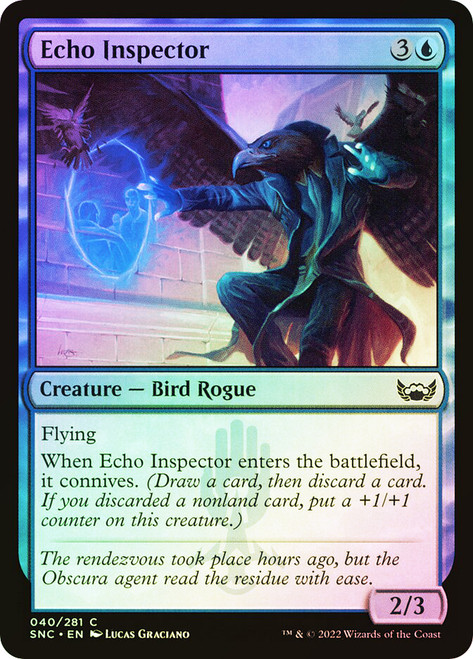 Echo Inspector\nStreets of New Capenna\nSingle\nMagic The Gathering