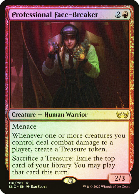 Professional Face-Breaker\nStreets of New Capenna\nSingle\nMagic The Gathering