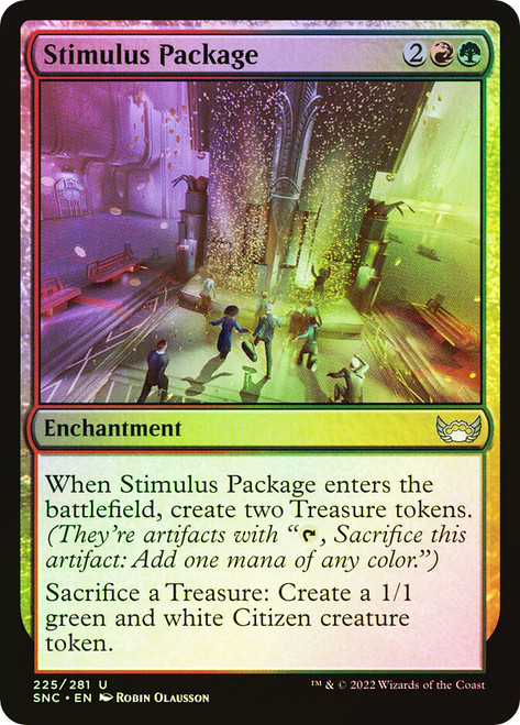 Stimulus Package\nStreets of New Capenna\nSingle\nMagic The Gathering