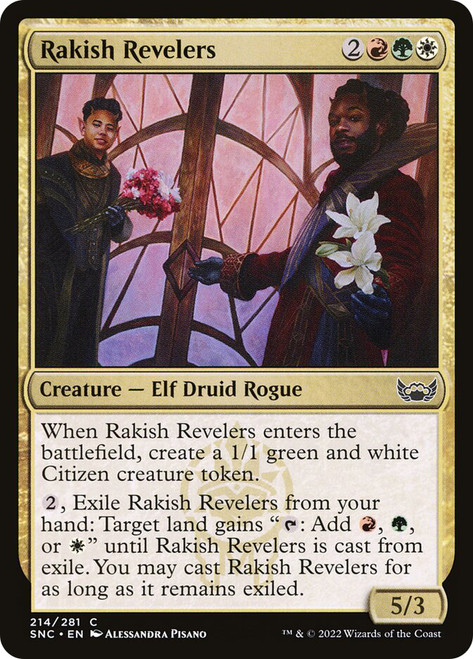 Rakish Revelers\nStreets of New Capenna\nSingle\nMagic The Gathering