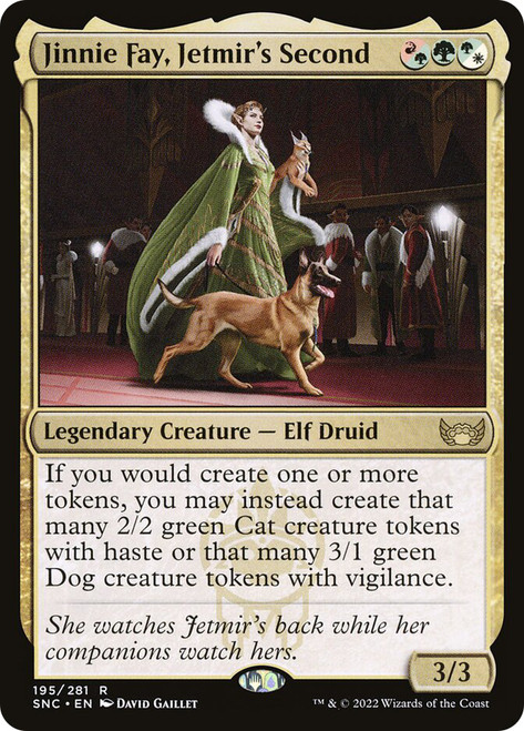 Jinnie Fay, Jetmir's Second\nStreets of New Capenna\nSingle\nMagic The Gathering