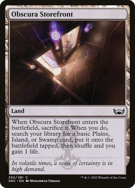 Obscura Storefront\nStreets of New Capenna\nSingle\nMagic The Gathering