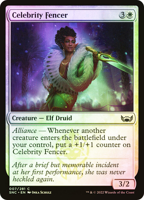 Celebrity Fencer\nStreets of New Capenna\nSingle\nMagic The Gathering