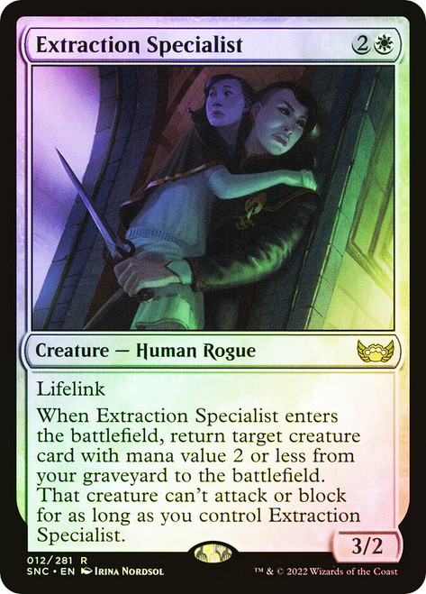 Extraction Specialist\nStreets of New Capenna\nSingle\nMagic The Gathering