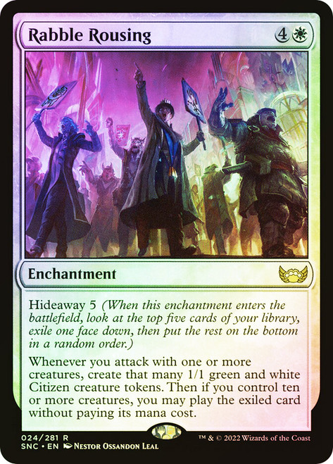 Rabble Rousing\nStreets of New Capenna\nSingle\nMagic The Gathering