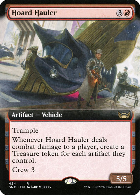 Hoard Hauler (Extended Art)\nStreets of New Capenna - Variants\nSingle\nMagic The Gathering