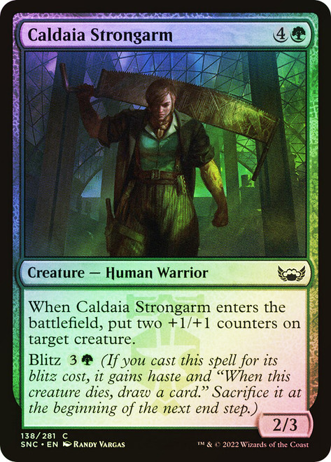 Caldaia Strongarm\nStreets of New Capenna\nSingle\nMagic The Gathering