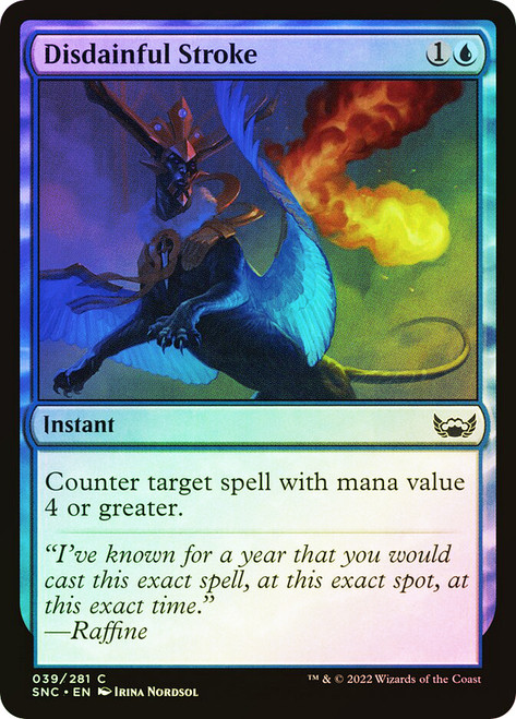 Disdainful Stroke\nStreets of New Capenna\nSingle\nMagic The Gathering