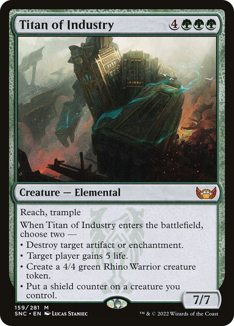 Titan of Industry\nStreets of New Capenna\nSingle\nMagic The Gathering