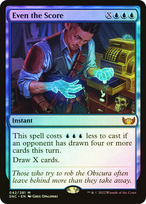 Even the Score\nStreets of New Capenna\nSingle\nMagic The Gathering