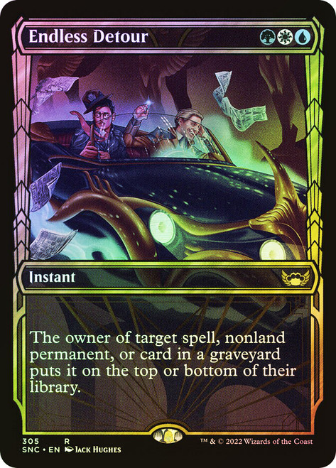 Endless Detour (Showcase)\nStreets of New Capenna - Variants\nSingle\nMagic The Gathering