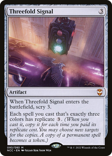 Threefold Signal | Streets of New Capenna Commander | Star City Games
