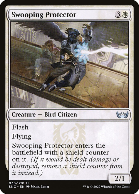 Swooping Protector\nStreets of New Capenna\nSingle\nMagic The Gathering