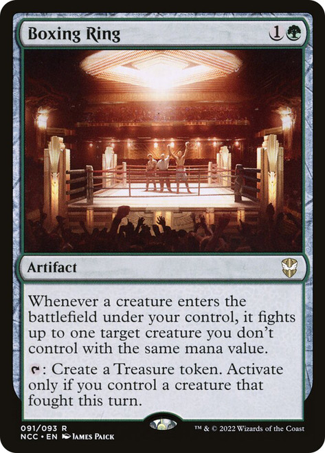 Boxing Ring\nStreets of New Capenna Commander\nSingle\nMagic The Gathering