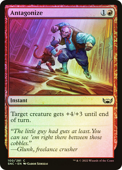 Antagonize\nStreets of New Capenna\nSingle\nMagic The Gathering