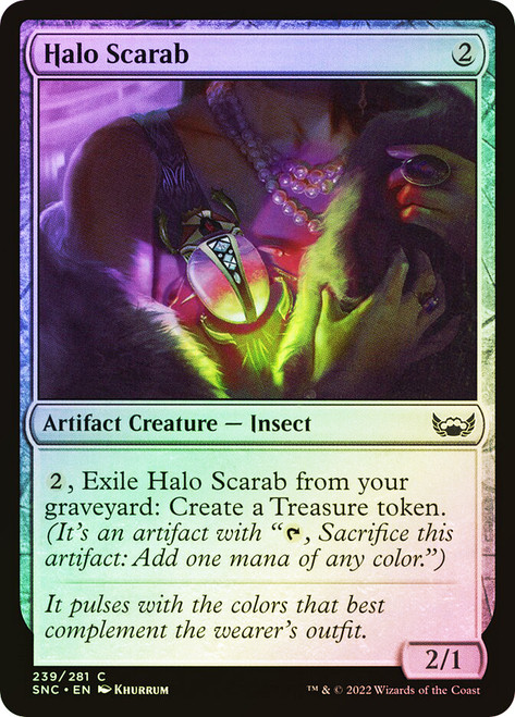 Halo Scarab\nStreets of New Capenna\nSingle\nMagic The Gathering