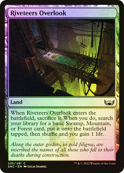 Riveteers Overlook\nStreets of New Capenna\nSingle\nMagic The Gathering