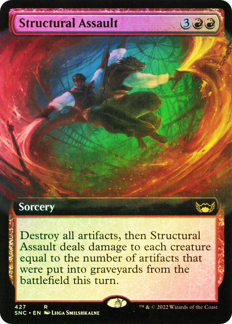 Structural Assault (Extended Art)\nStreets of New Capenna - Variants\nSingle\nMagic The Gathering