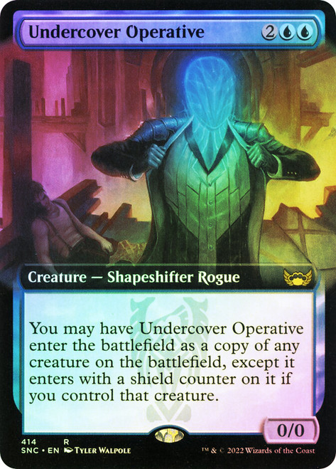 Undercover Operative (Extended Art)\nStreets of New Capenna - Variants\nSingle\nMagic The Gathering