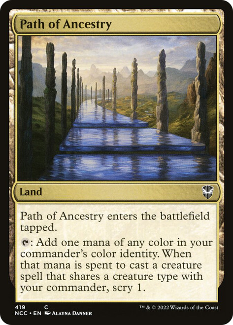 Path of Ancestry\nStreets of New Capenna Commander\nSingle\nMagic The Gathering