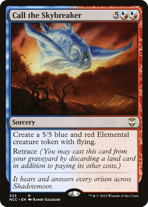 Call the Skybreaker\nStreets of New Capenna Commander\nSingle\nMagic The Gathering