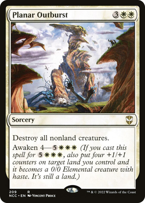 Planar Outburst\nStreets of New Capenna Commander\nSingle\nMagic The Gathering