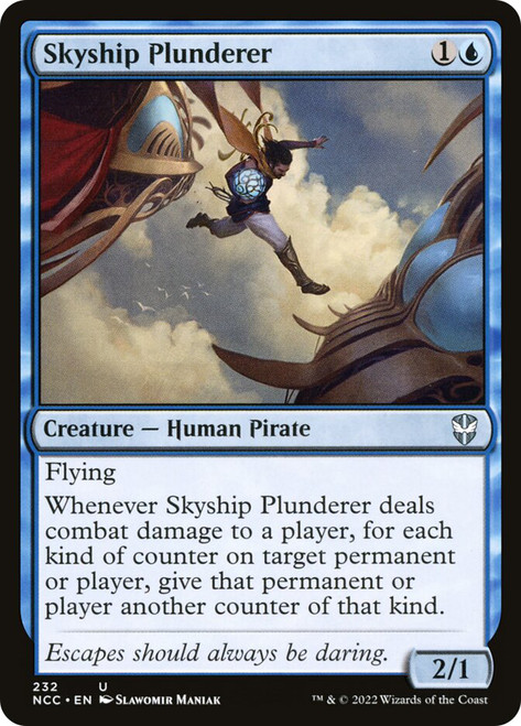 Skyship Plunderer\nStreets of New Capenna Commander\nSingle\nMagic The Gathering