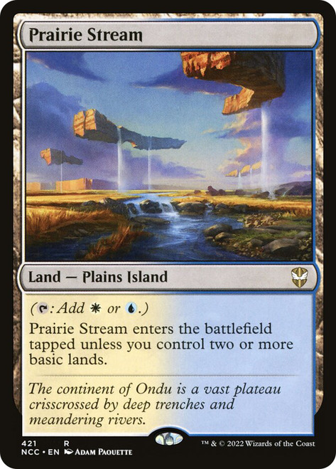 Prairie Stream\nStreets of New Capenna Commander\nSingle\nMagic The Gathering