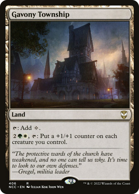 Gavony Township\nStreets of New Capenna Commander\nSingle\nMagic The Gathering