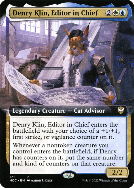 Denry Klin, Editor in Chief
Streets of New Capenna Commander
Single
Magic: The Gathering