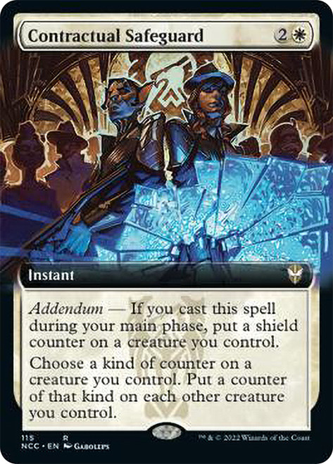 Contractual Safeguard (Extended Art)\nStreets of New Capenna Commander - Variants\nSingle\nMagic The Gathering