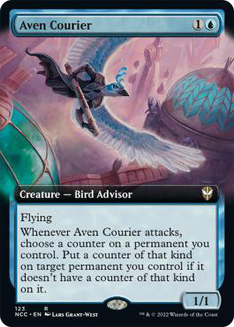 Aven Courier (Extended Art)\nStreets of New Capenna Commander - Variants\nSingle\nMagic The Gathering