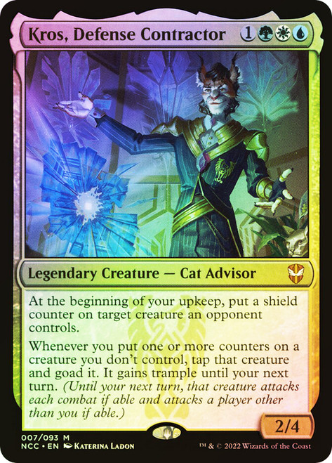 Kros, Defense Contractor\nStreets of New Capenna Commander\nSingle\nMagic The Gathering