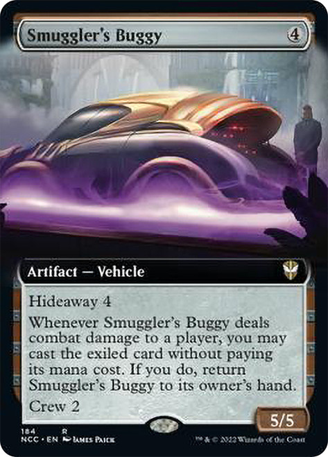 Smuggler's Buggy (Extended Art)\nStreets of New Capenna Commander - Variants\nSingle\nMagic The Gathering