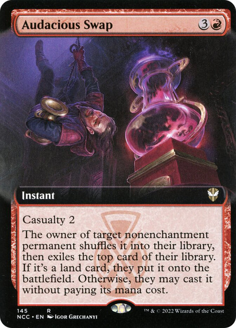 Audacious Swap
Streets of New Capenna Commander
Single
Magic: The Gathering