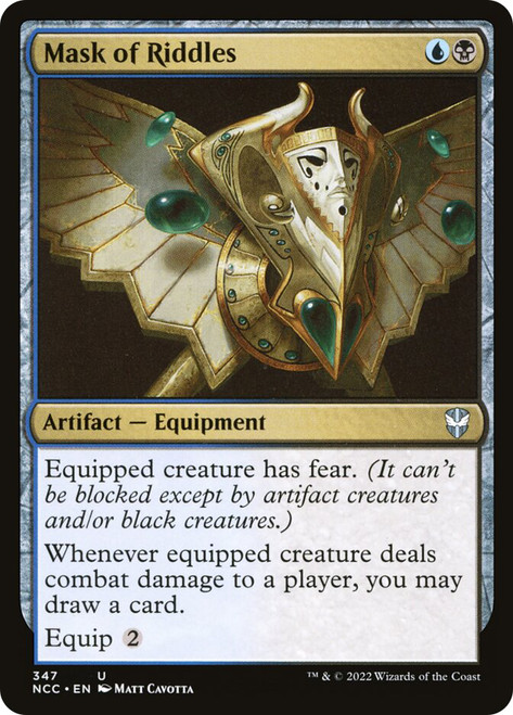 Mask of Riddles\nStreets of New Capenna Commander\nSingle\nMagic The Gathering
